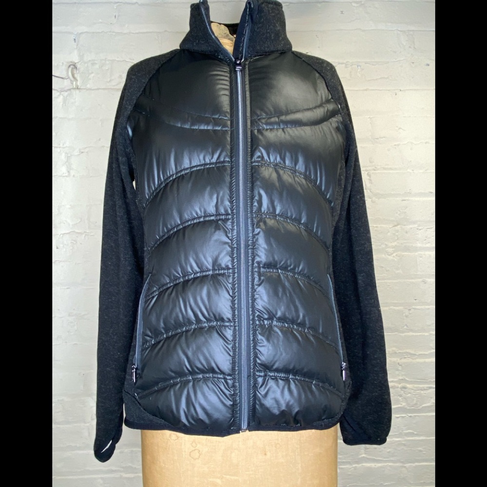 Puffy Black London Fog ZIP up jacket